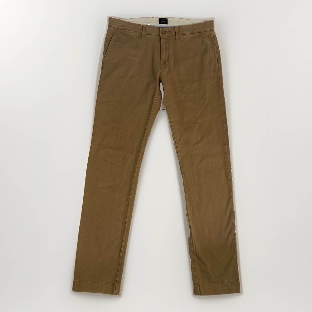 J. Crew Stretch Fit Brown Casual Pants Men's  32 x 34